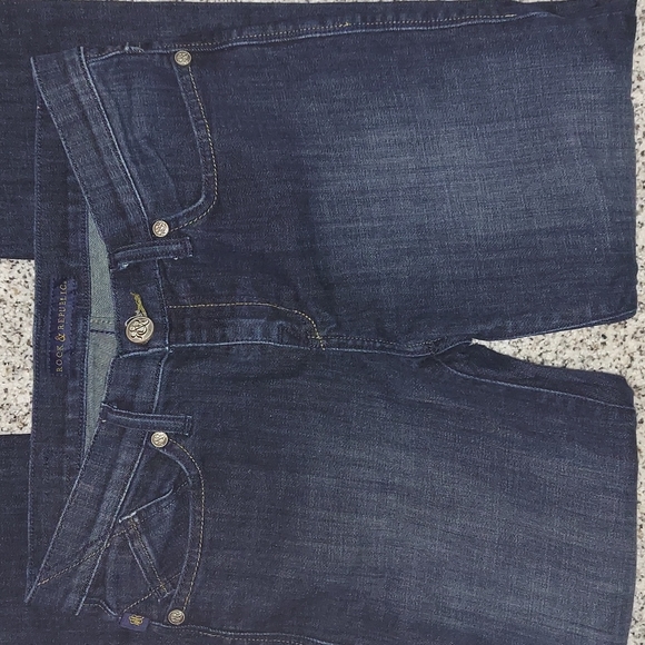 Rock & Republic Denim Blue Jeans Sz 8 - Picture 3 of 5